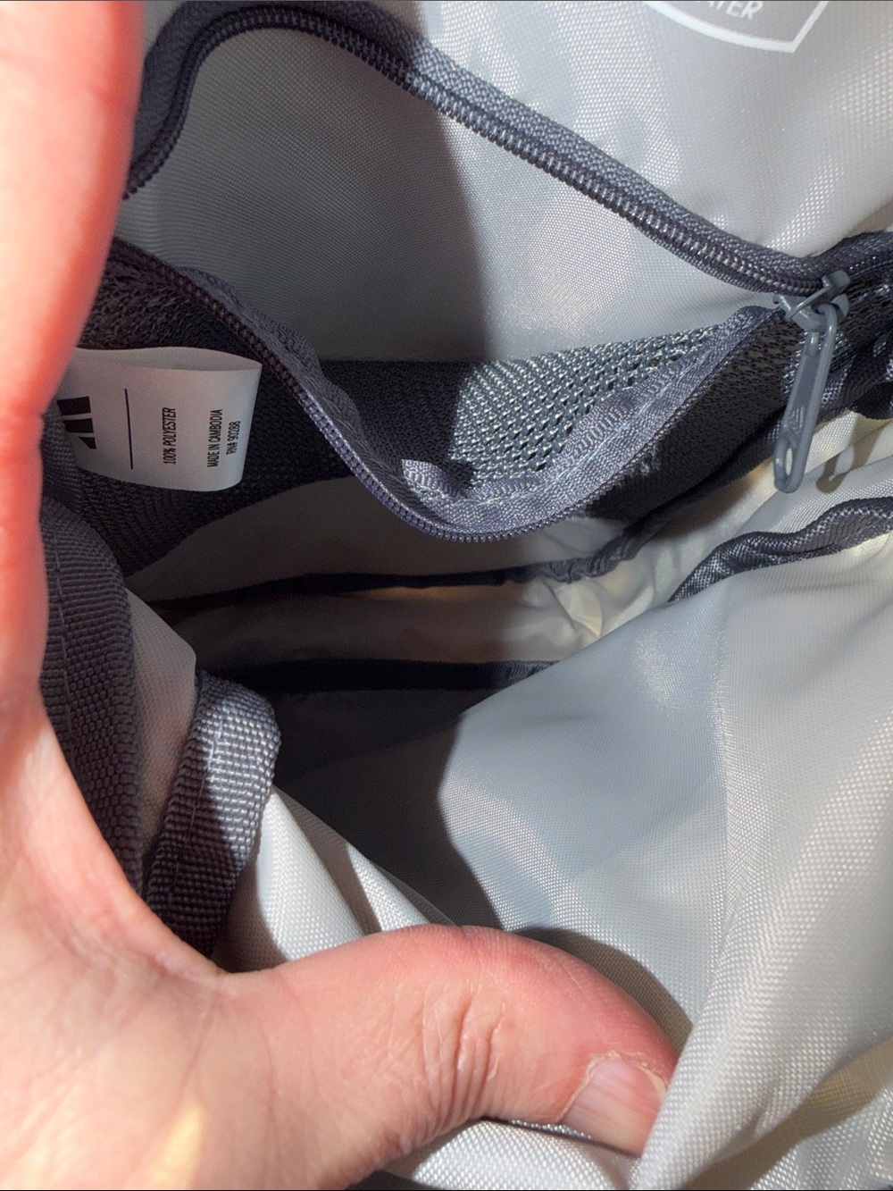 adidas Cream Sling Backpack Crossbody Bag - Picture 4 of 8
